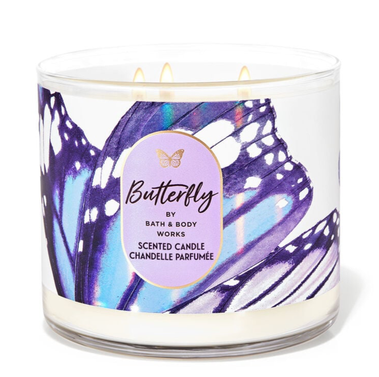 ✨Bath&BodyWorks Butterfly Vela 3 Mechas✨