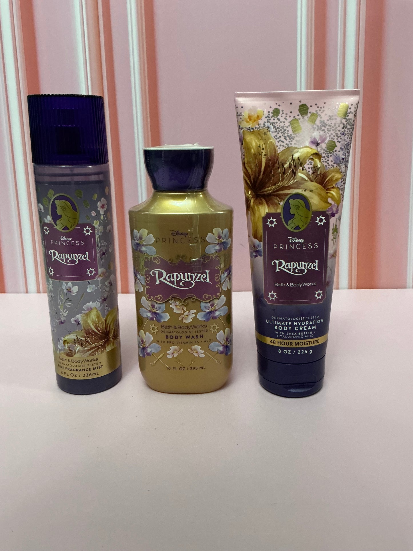 Set de 3 piezas, Rapunzel