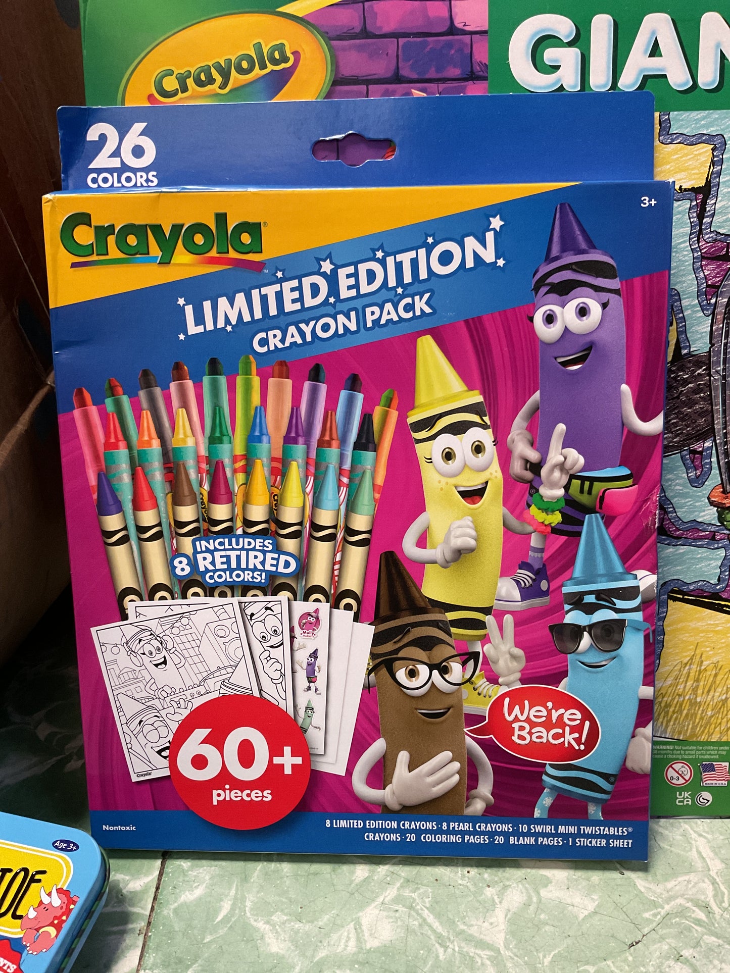 Crayola Limited Edition Crayon Pack 60pcs