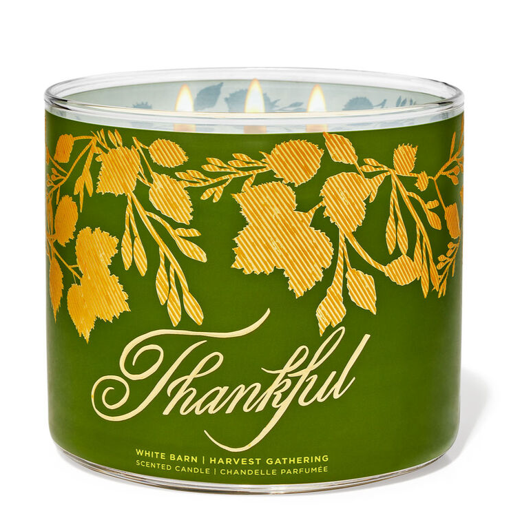 ✨Bath&BodyWorks Harvest Gathering Vela 3 Mechas✨