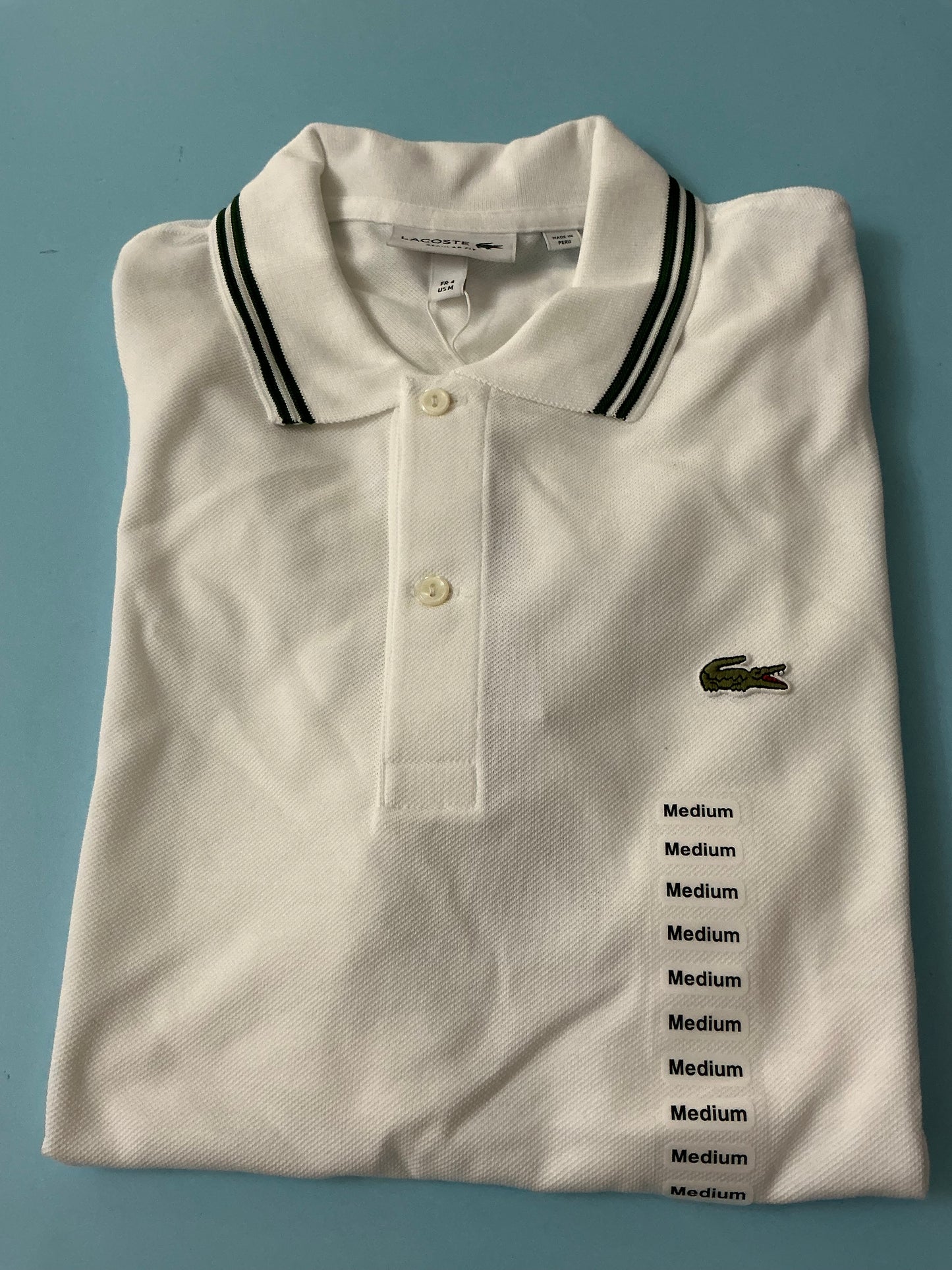 Camisa Lacoste blanca