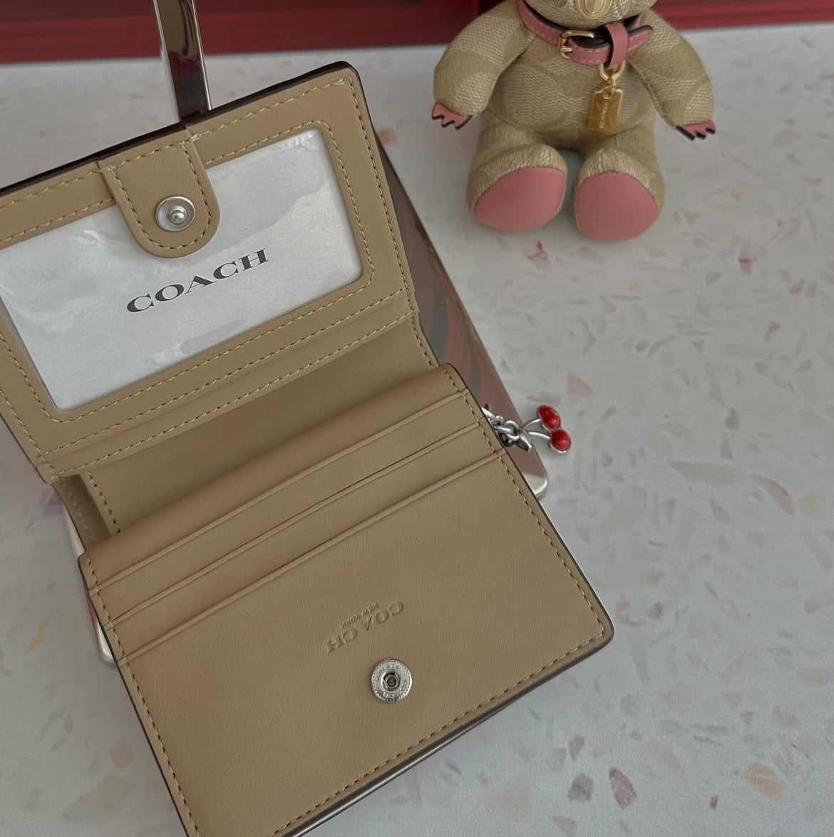 Coach Cherry Bifold Wallet🍒