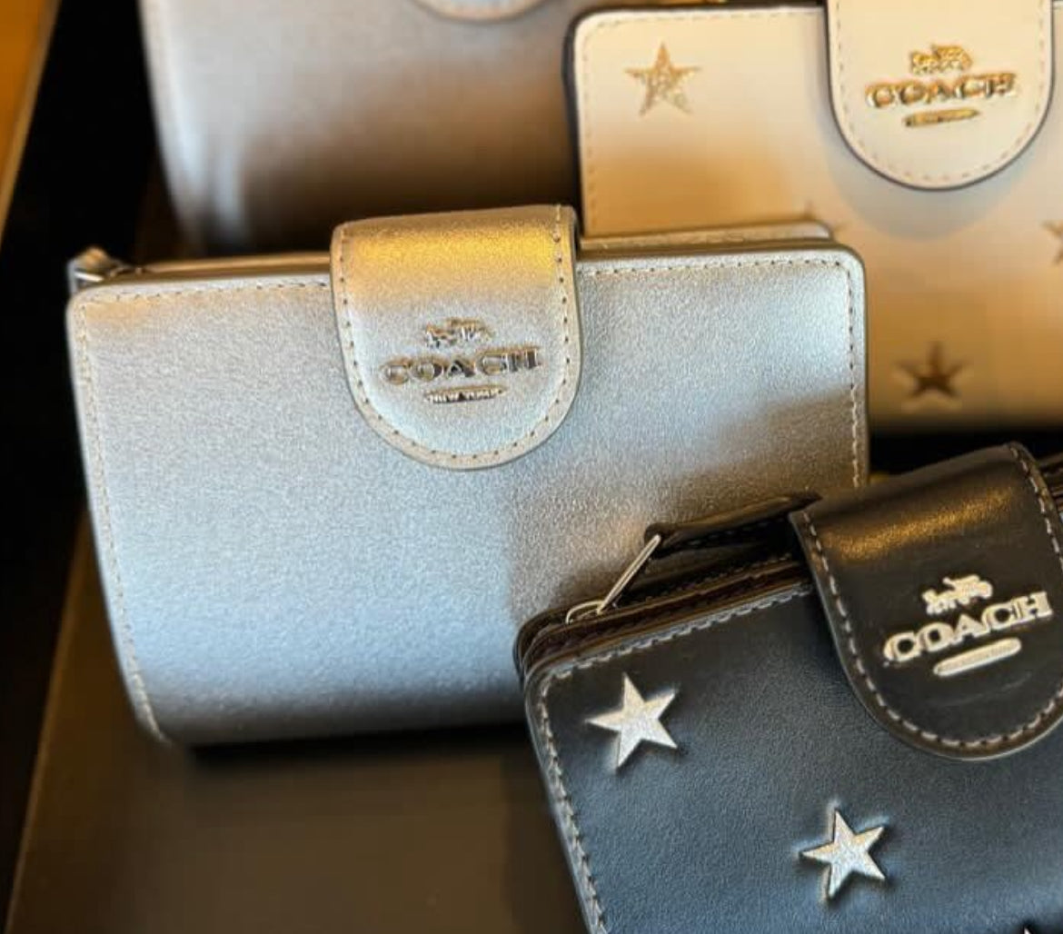 Coach Silver Medium Wallet