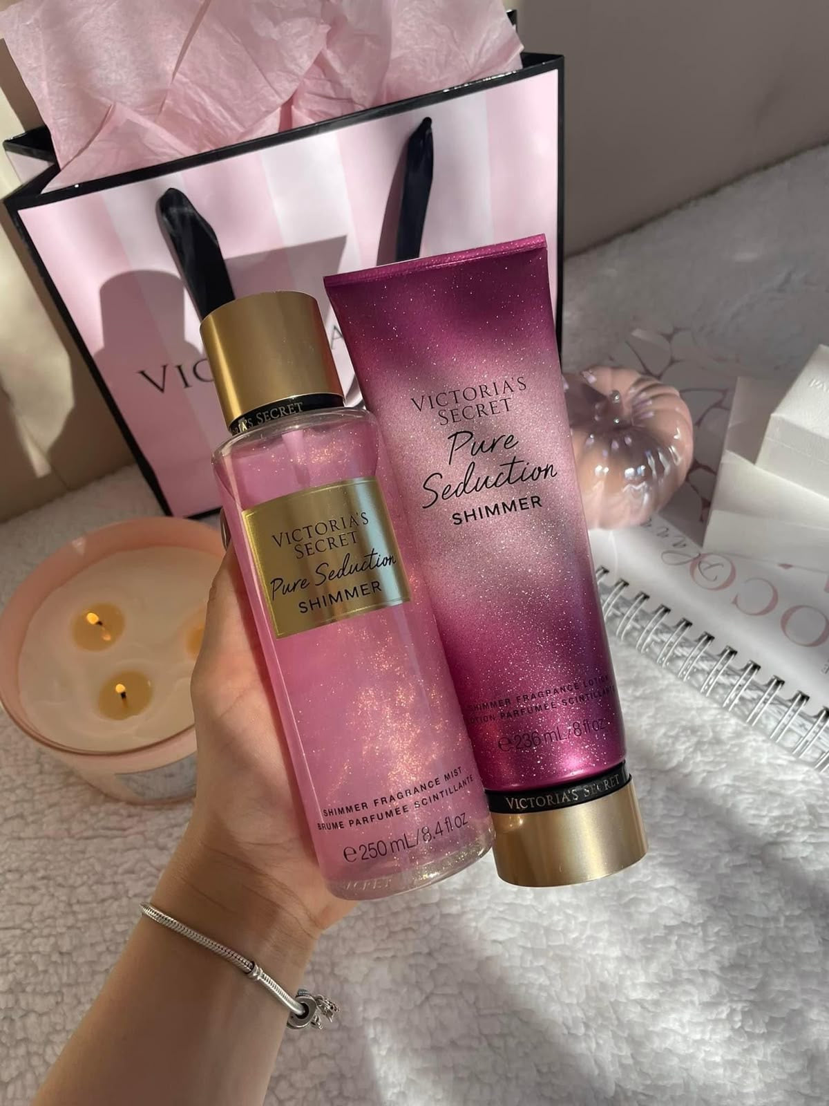 Pure Seduction Shimmer✨💕 Victoria’s Secret Set