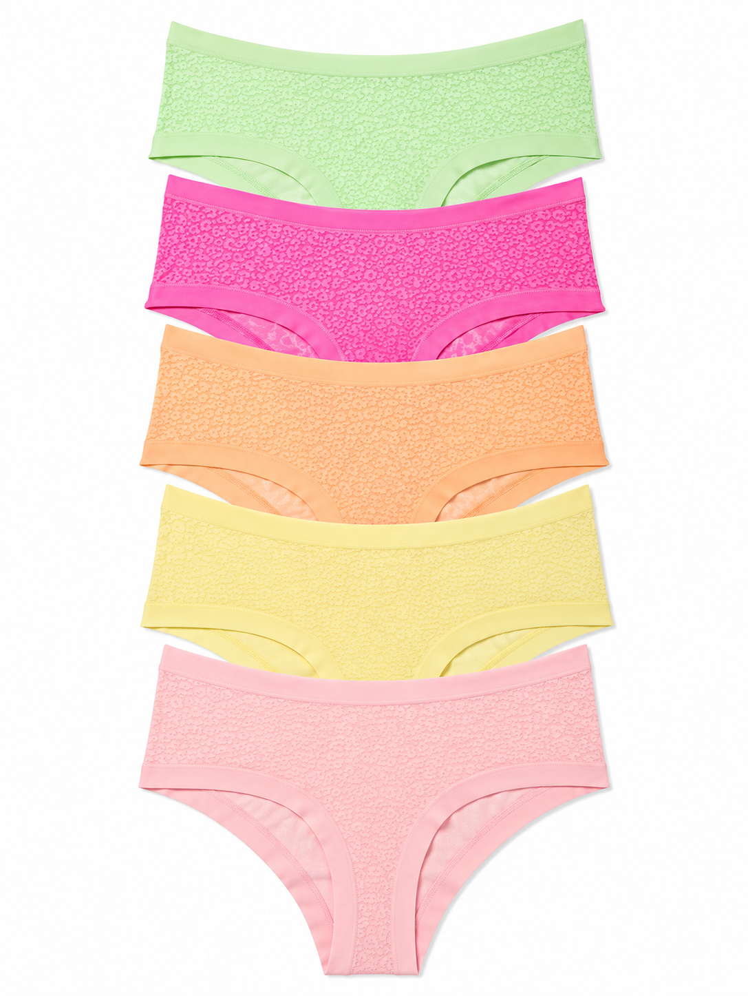 VICTORIA'S SECRET Pack de 5 pantis cheeky invisibles de encaje