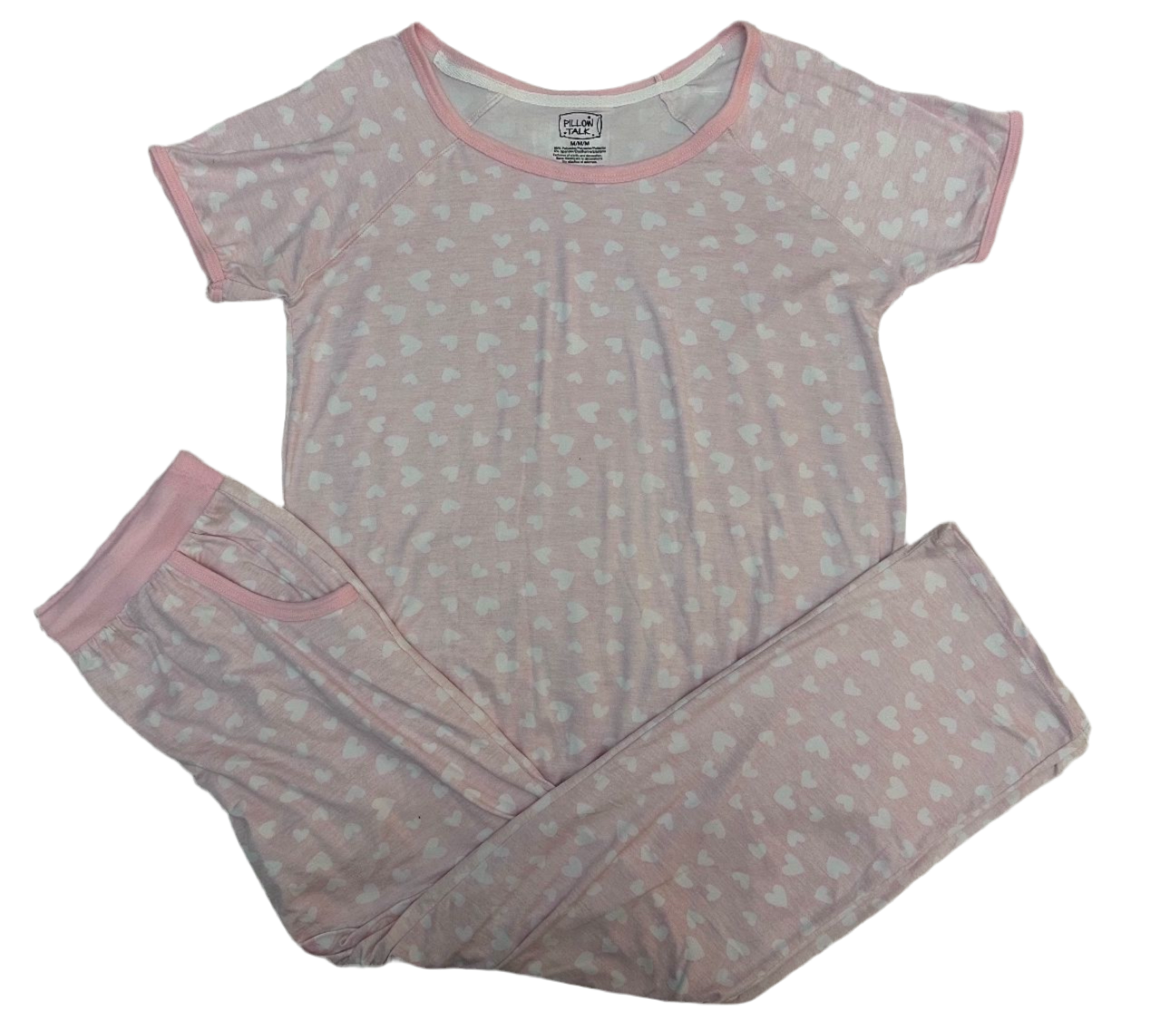 🎀 Pijama Pillowtalk Pink Hearts🎀