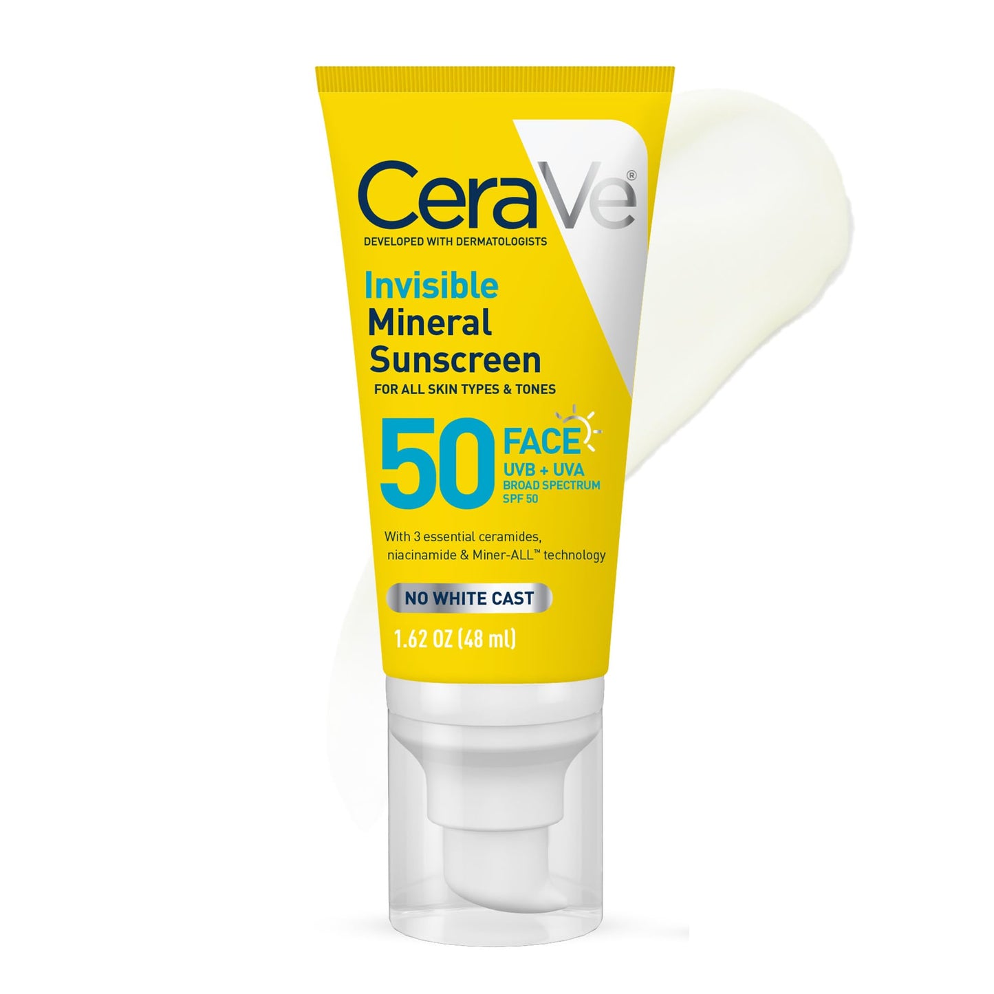 CeraVe invisible mineral sunscreen