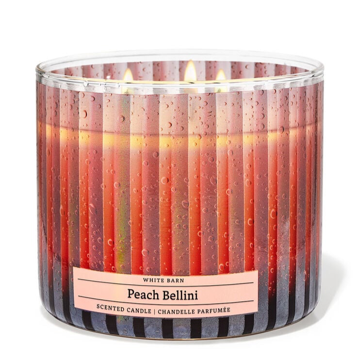 ✨Bath&BodyWorks Peach Bellini Vela 3 Mechas✨