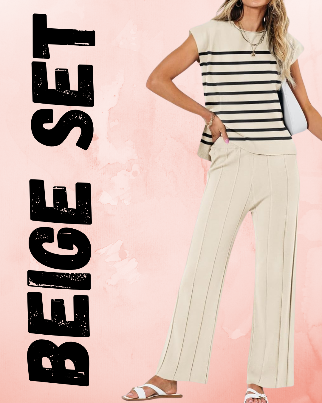 Set/Conjunto Beige & Black 🖤