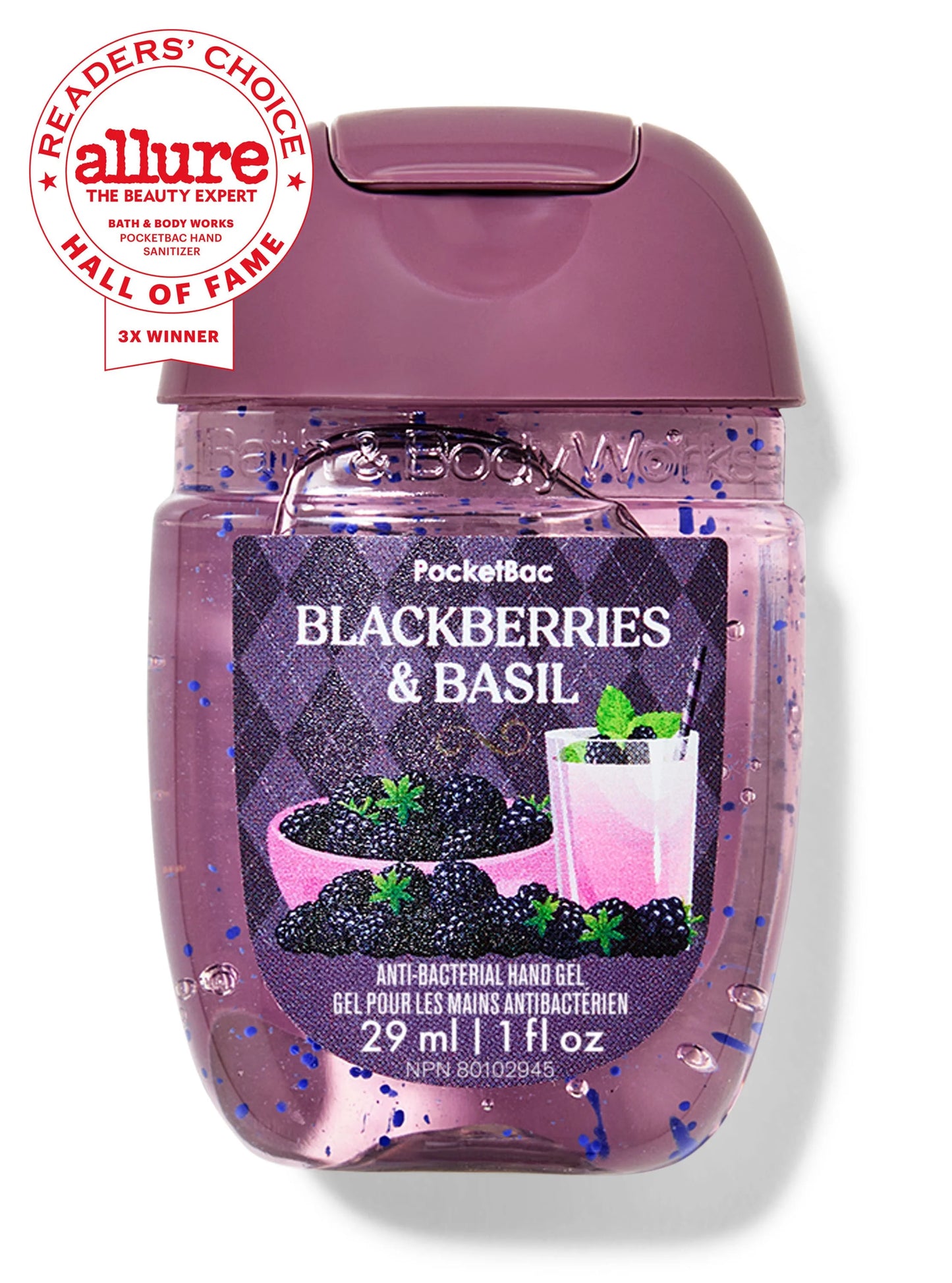 Gel Antibacterial Blackberries & Basil