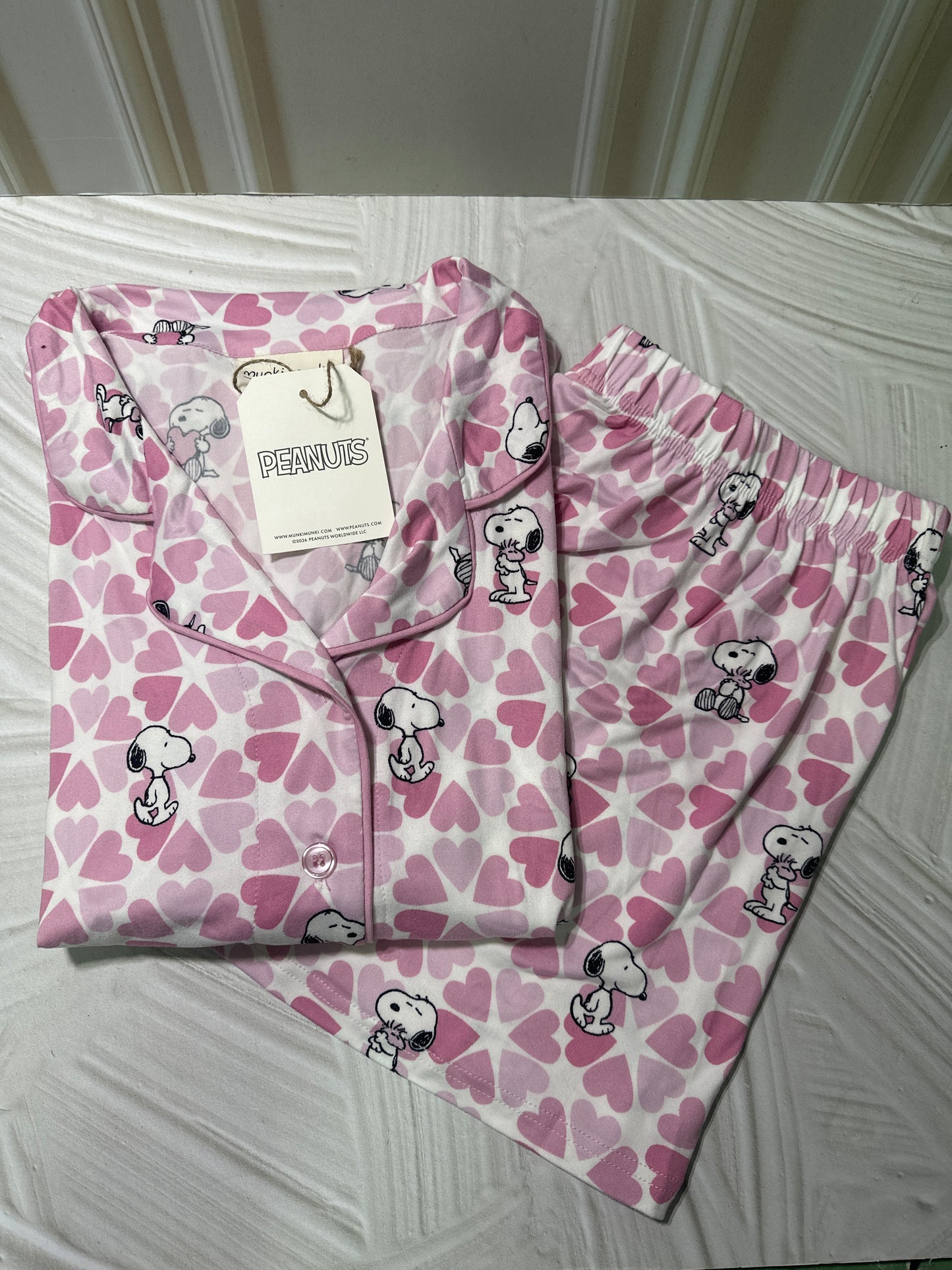 Pijama de Snoopy Rosada