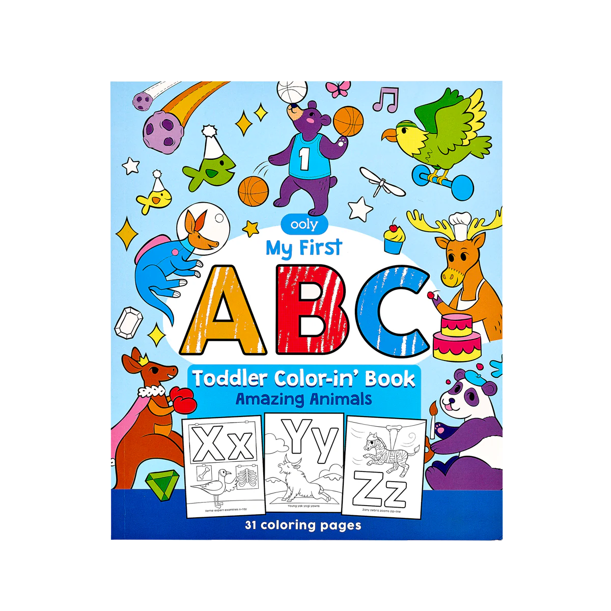 My First ABC🩵 libro de colorear