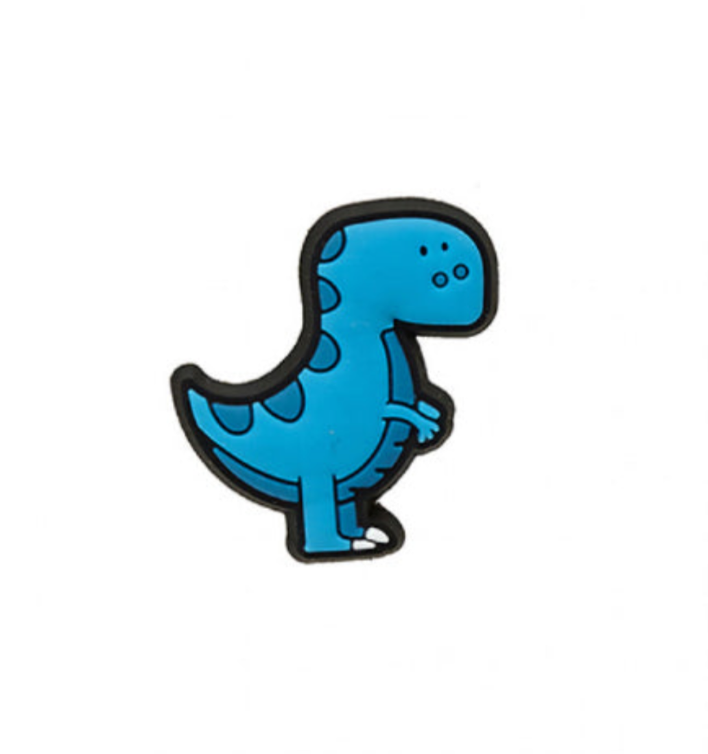 Jibbitz para crocs blue dinnosaur