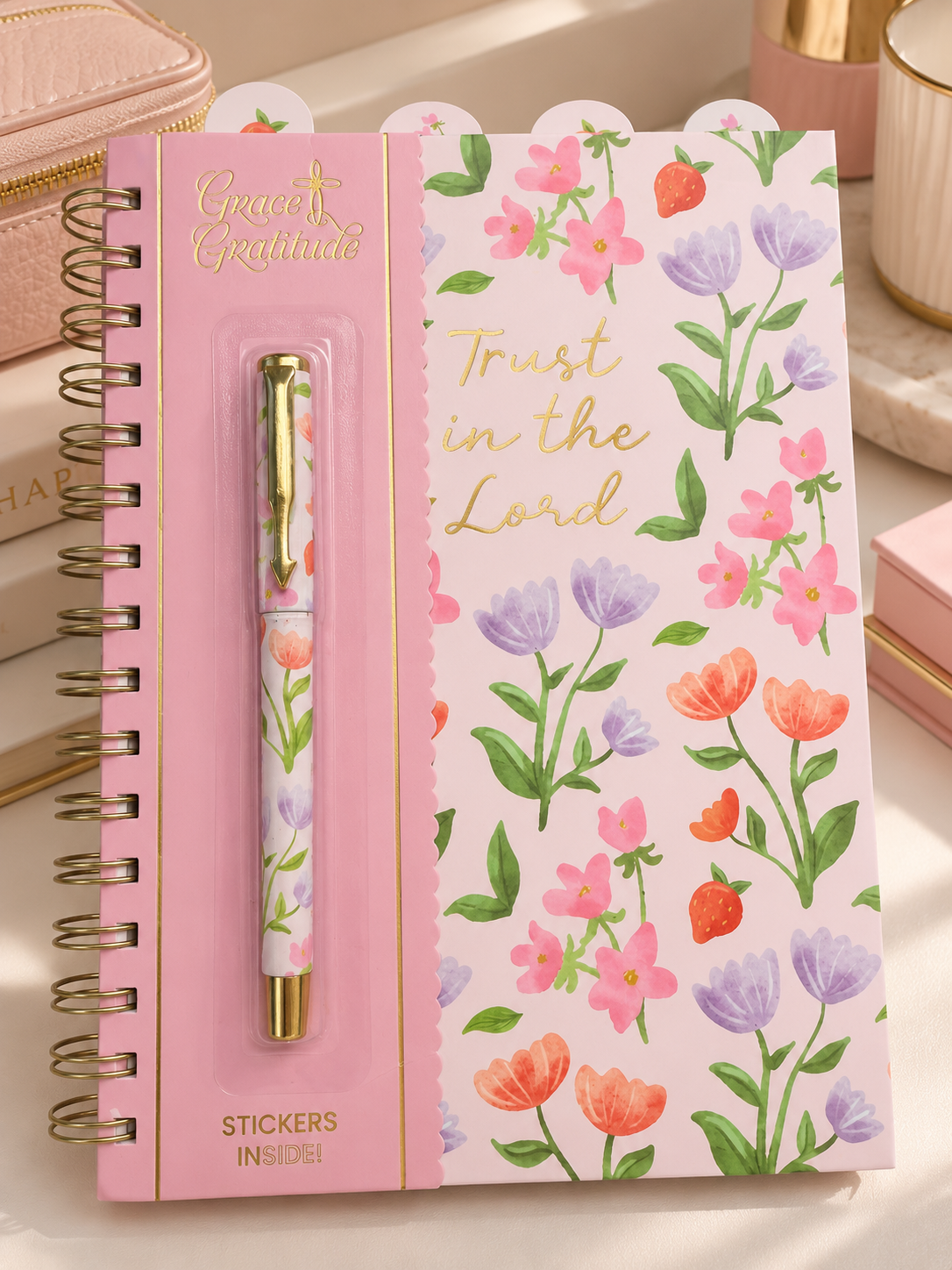 Libreta Trust in the Lord🌷- Flores