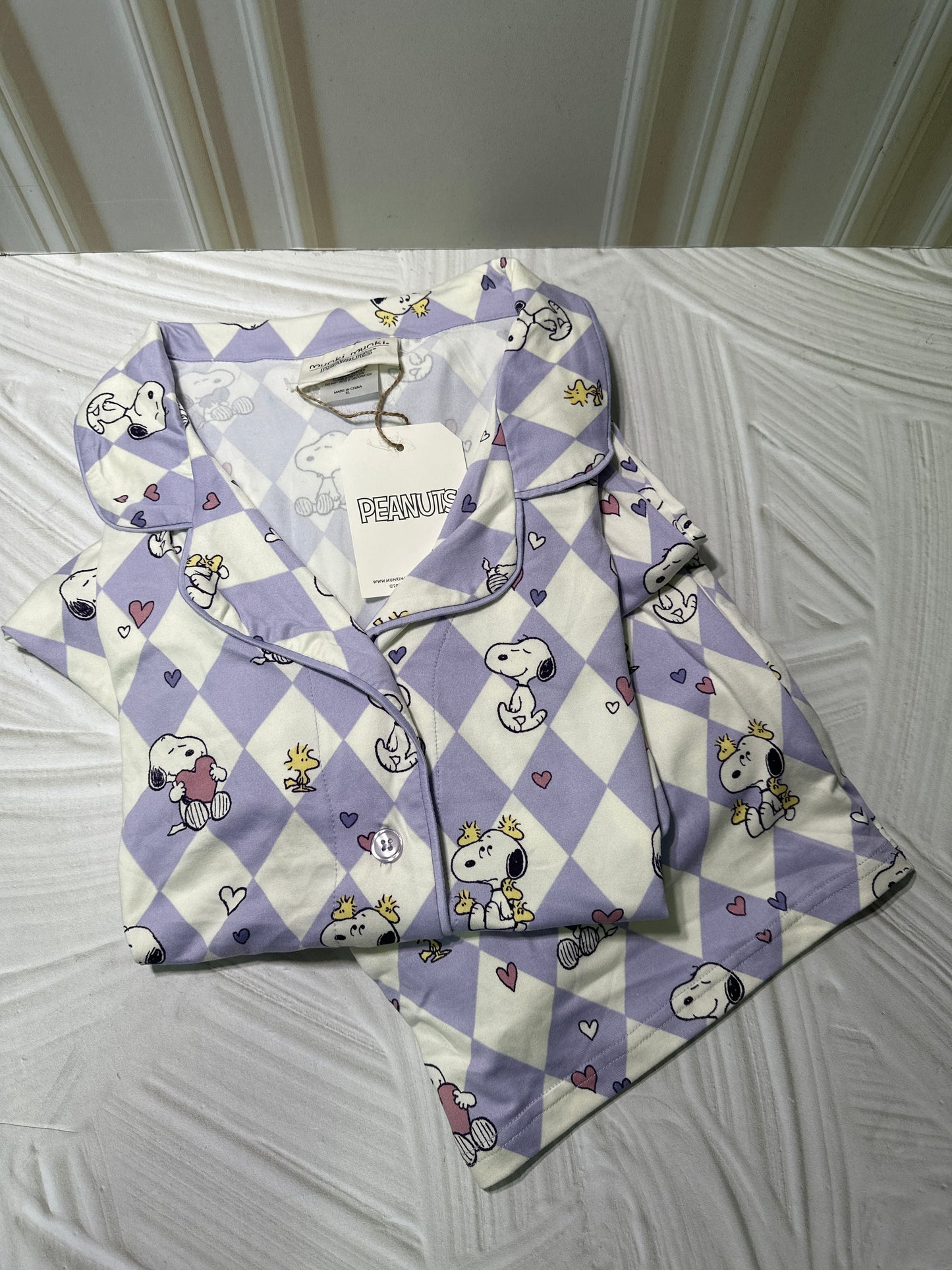 Pijama de Snoopy Morada Munki