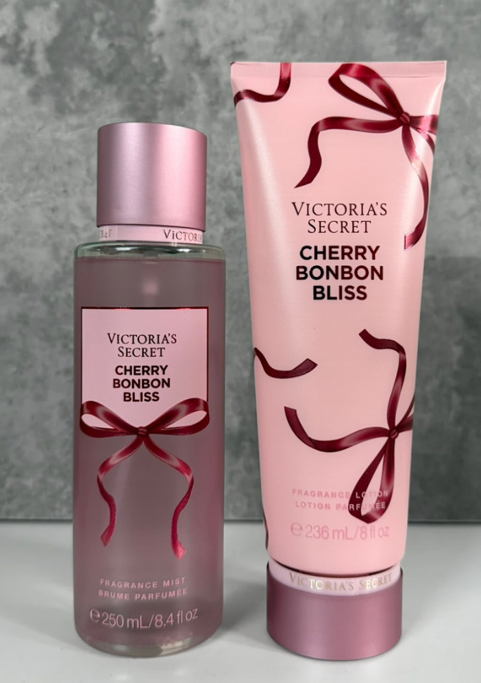 Victoria's Secret 2pcs Set Cherry Bonbon Bliss