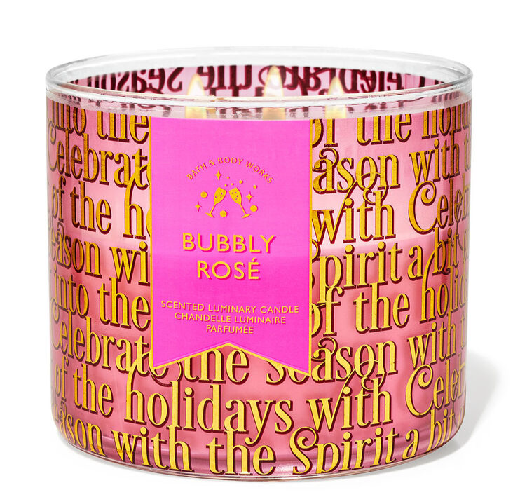 ✨Bath&BodyWorks Bubbly Rosé Vela 3 Mechas✨