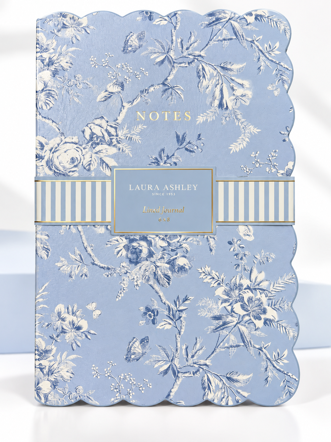 Libreta de Notas Floral Celeste