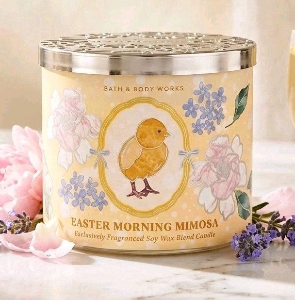 Vela 3 mechas Easter Morning Mimosa