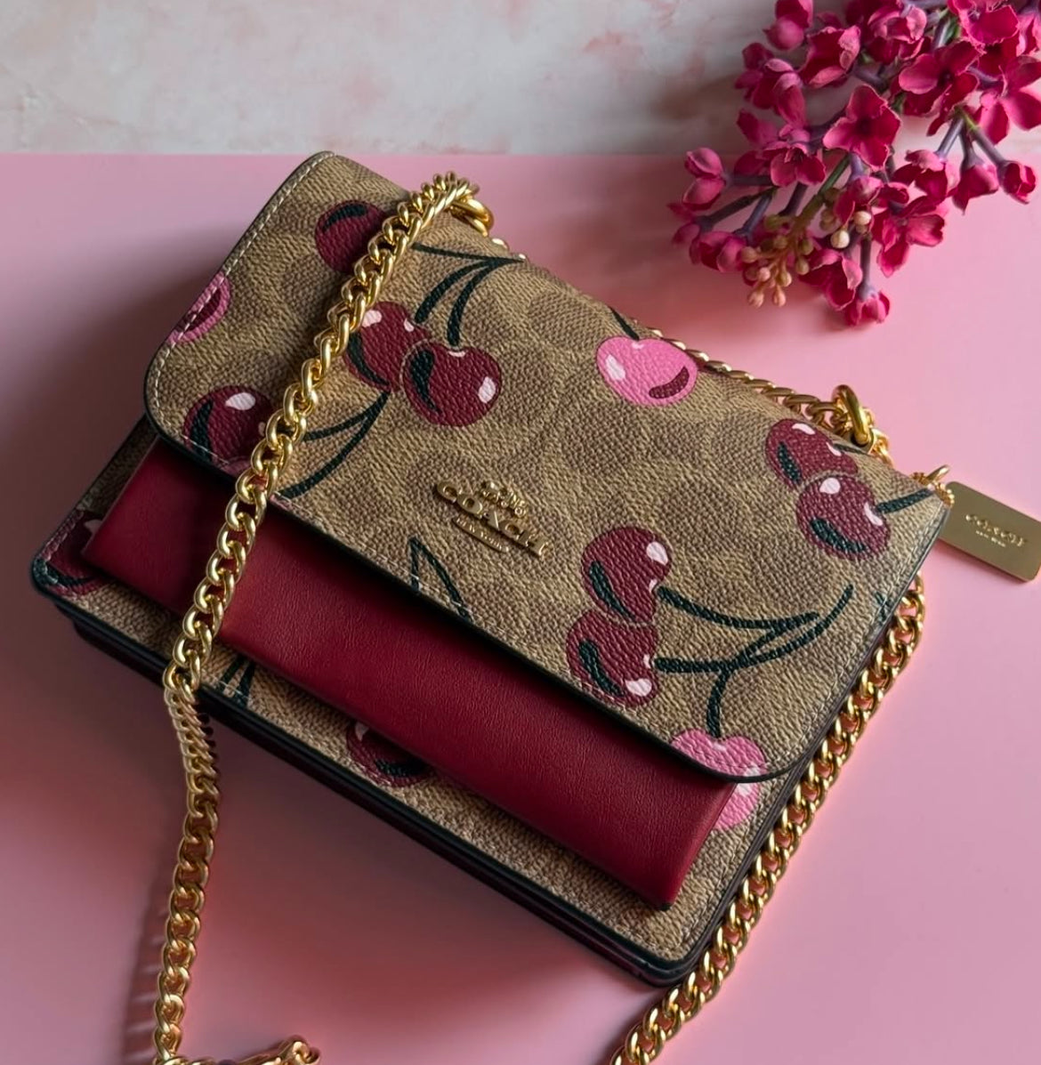 Coach Mini Klare Cherry Bag🍒