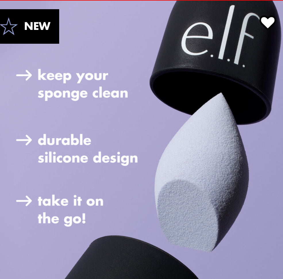 Elf Safe Travels Face Sponge Case