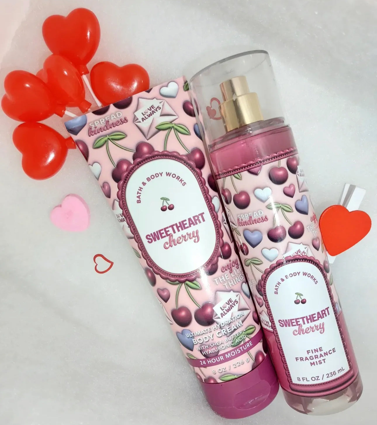 Set Bath and Body Works sweetheart Cherry 2 pcs