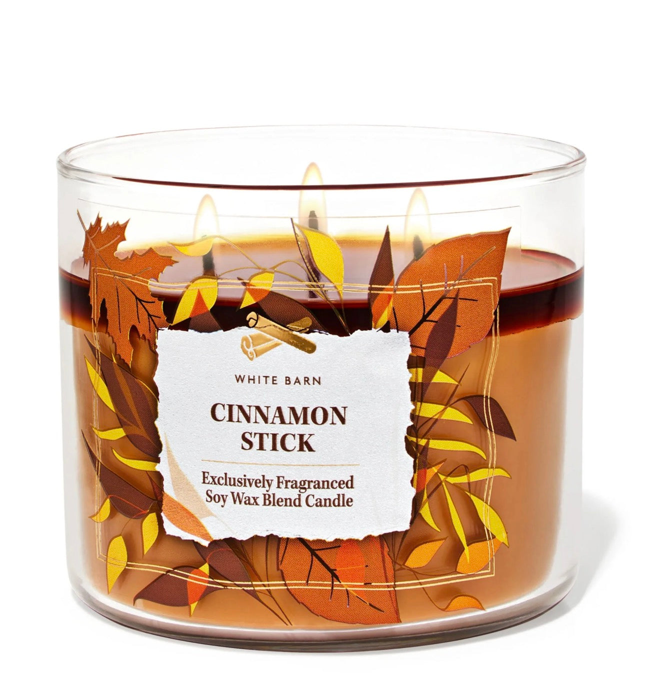 Vela de 3 Mechas Cinnamon Stick