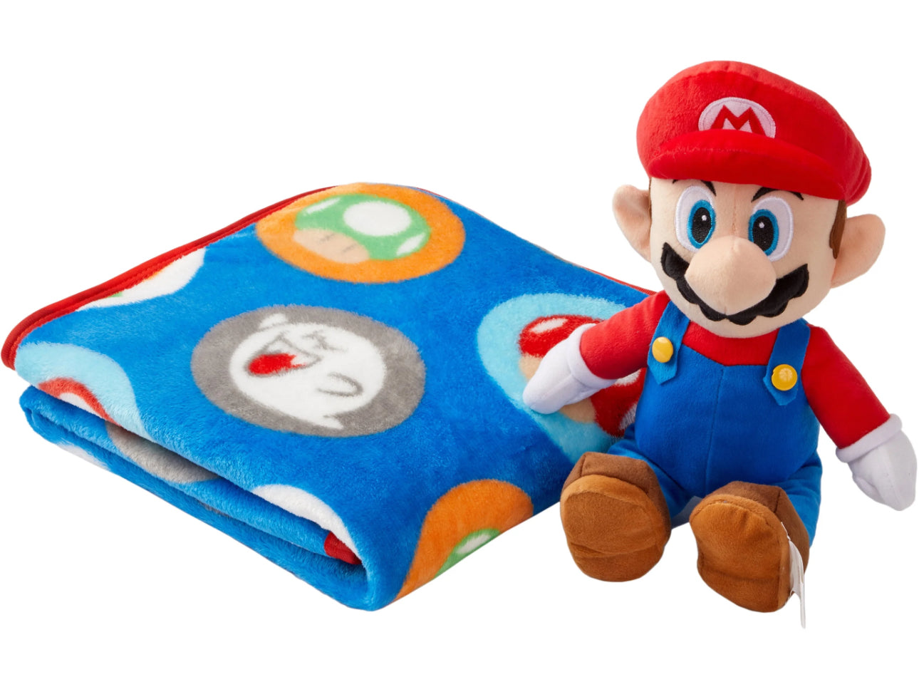 Colcha y Peluche Súper Mario