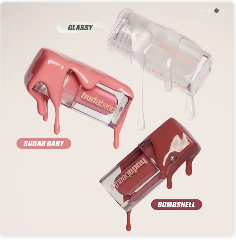 HUDA BEAUTY
Mini Glossiest Lip Gloss Set