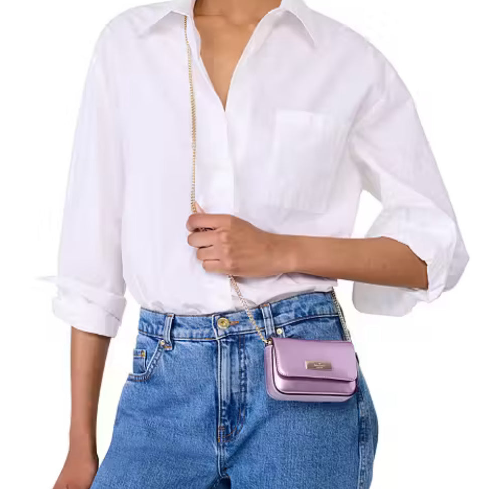 Kenzie Card Case Crossbody pink