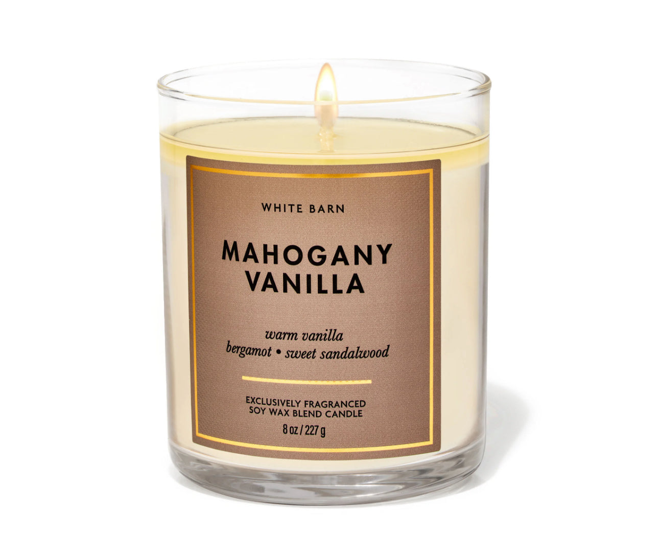 Vela de 1 Mecha Mahogany Vanilla