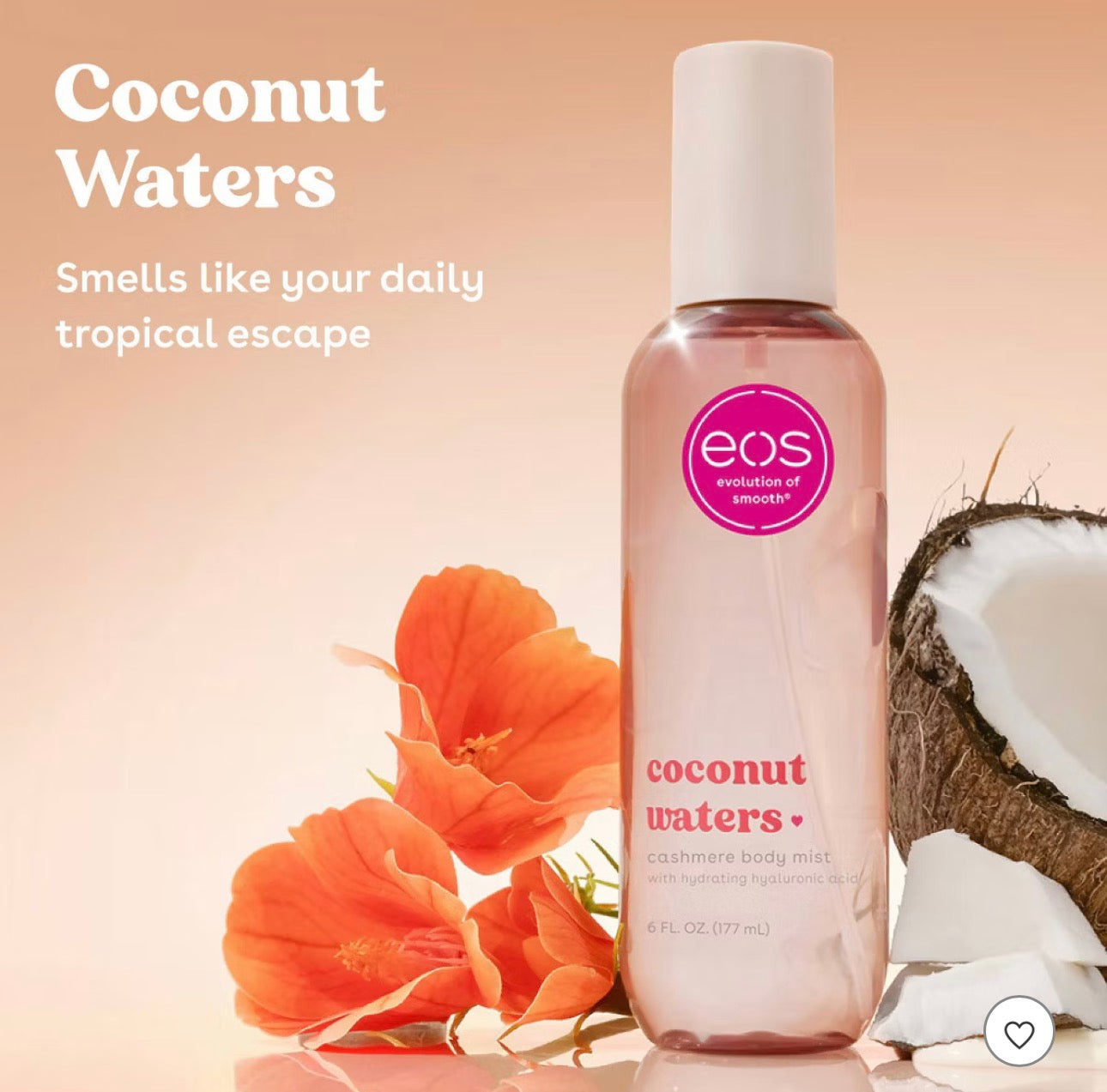 Eos Body Mist Coconut Waters