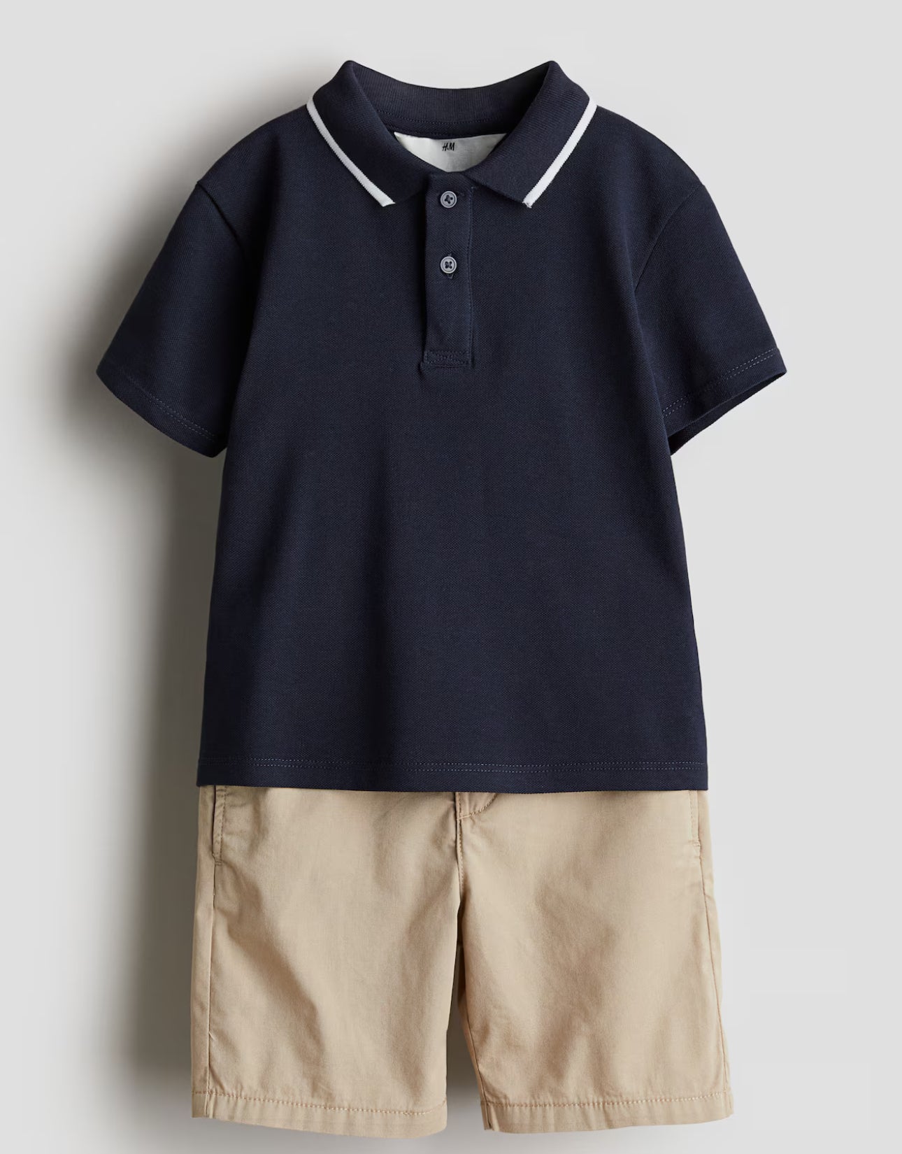 Set Short & Camisa Polo para Niño