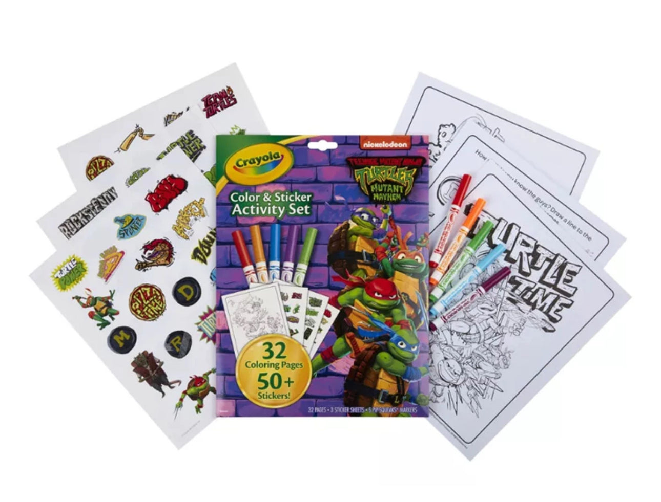 Crayola Activity Set Turtles Ninja