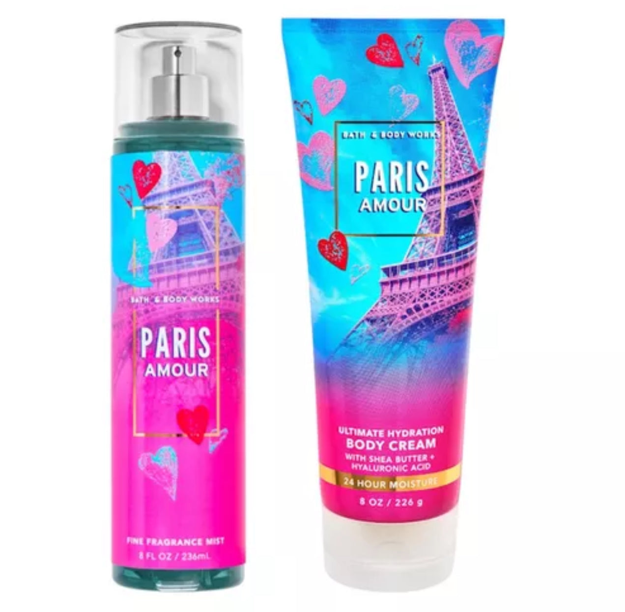 Set Bath and Body Works Paris Amour