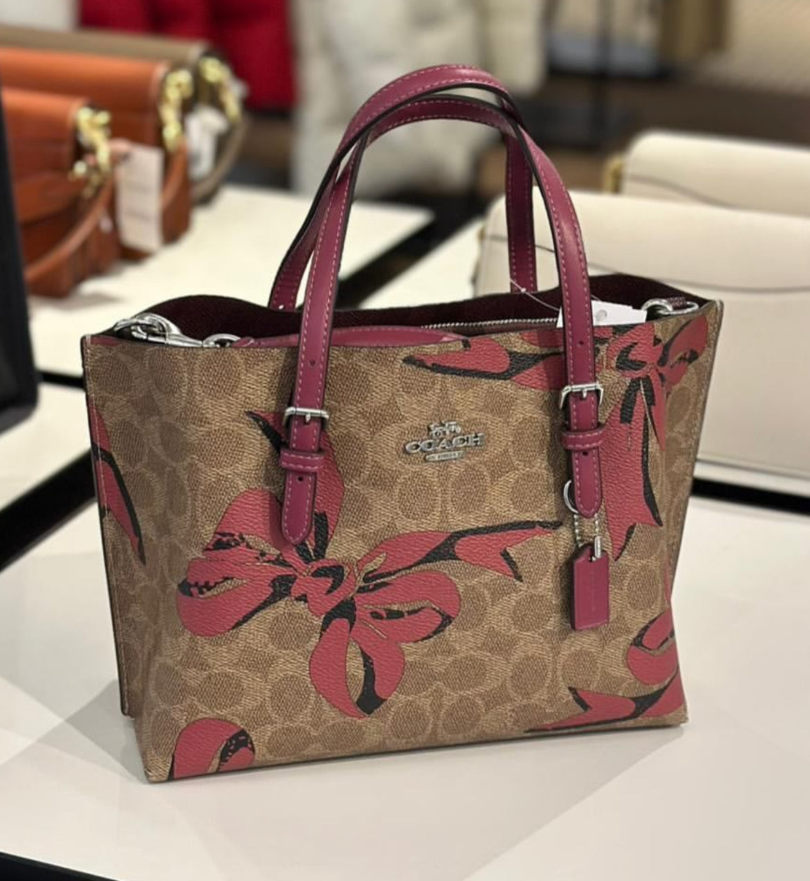 Coach🎀 Mollie Bow Tote Bag
