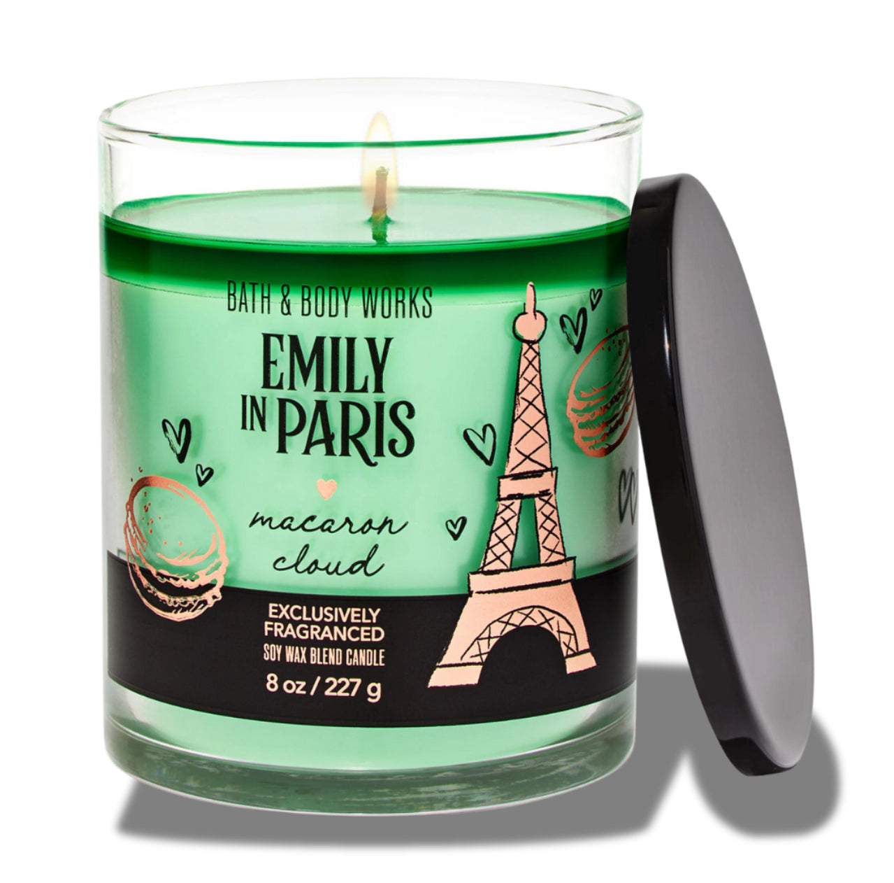 Vela de 1 mecha Emily in Paris Macaron Cloud
