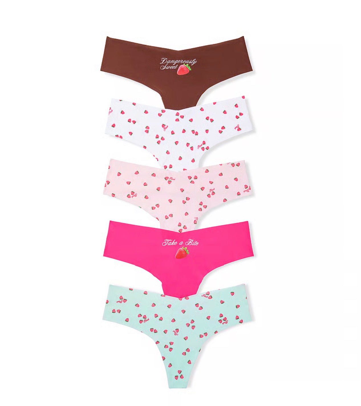 Pack de 5 Pantie Pink Tanga