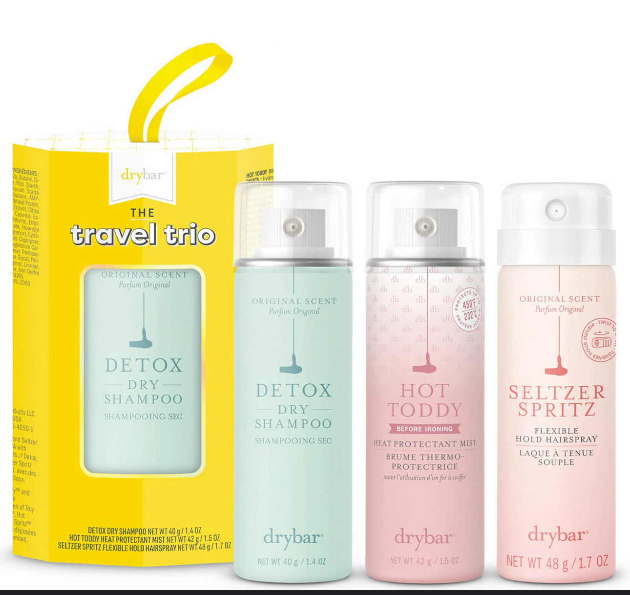 The Travel Trio Hair Set Drybar
