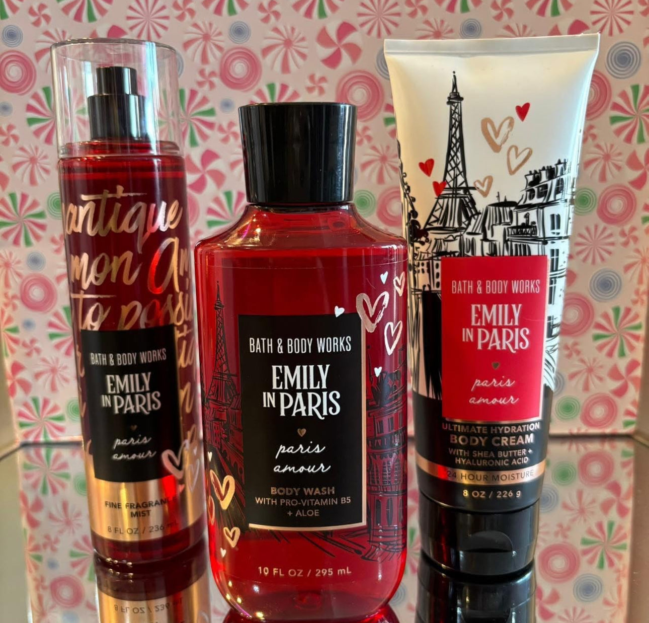 Set Bath and Body Works Emily in Paris. Paris Amour 3 pcs