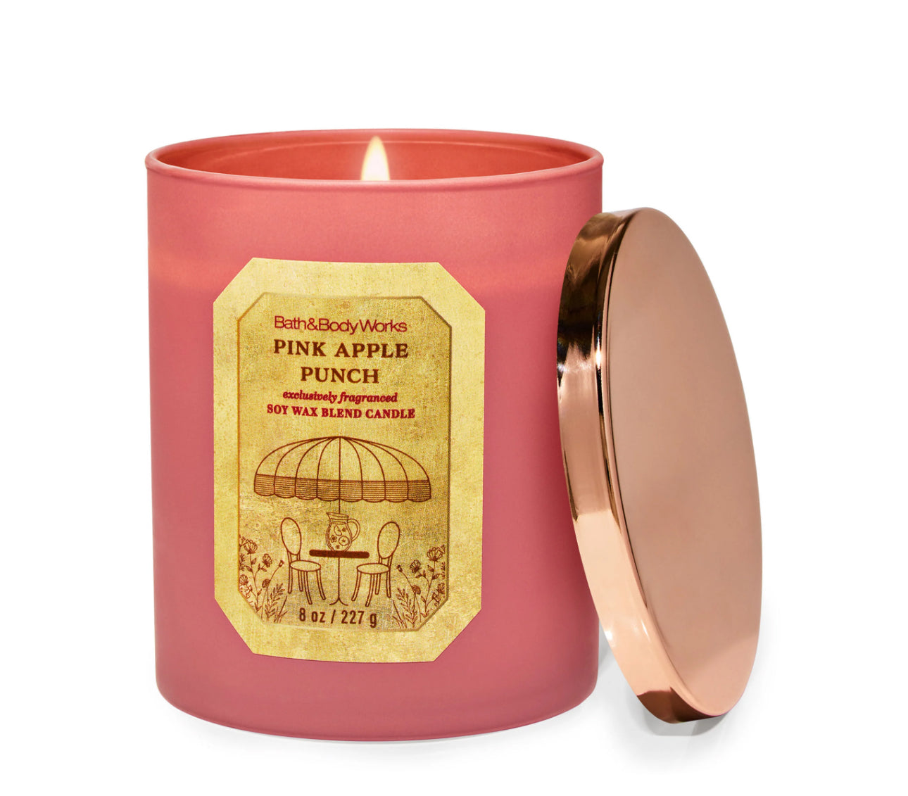 Vela de 1 Mecha Pink Apple Punch