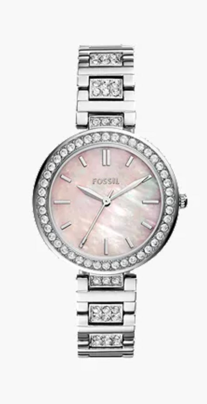Reloj Fossil de Mujer Plateado