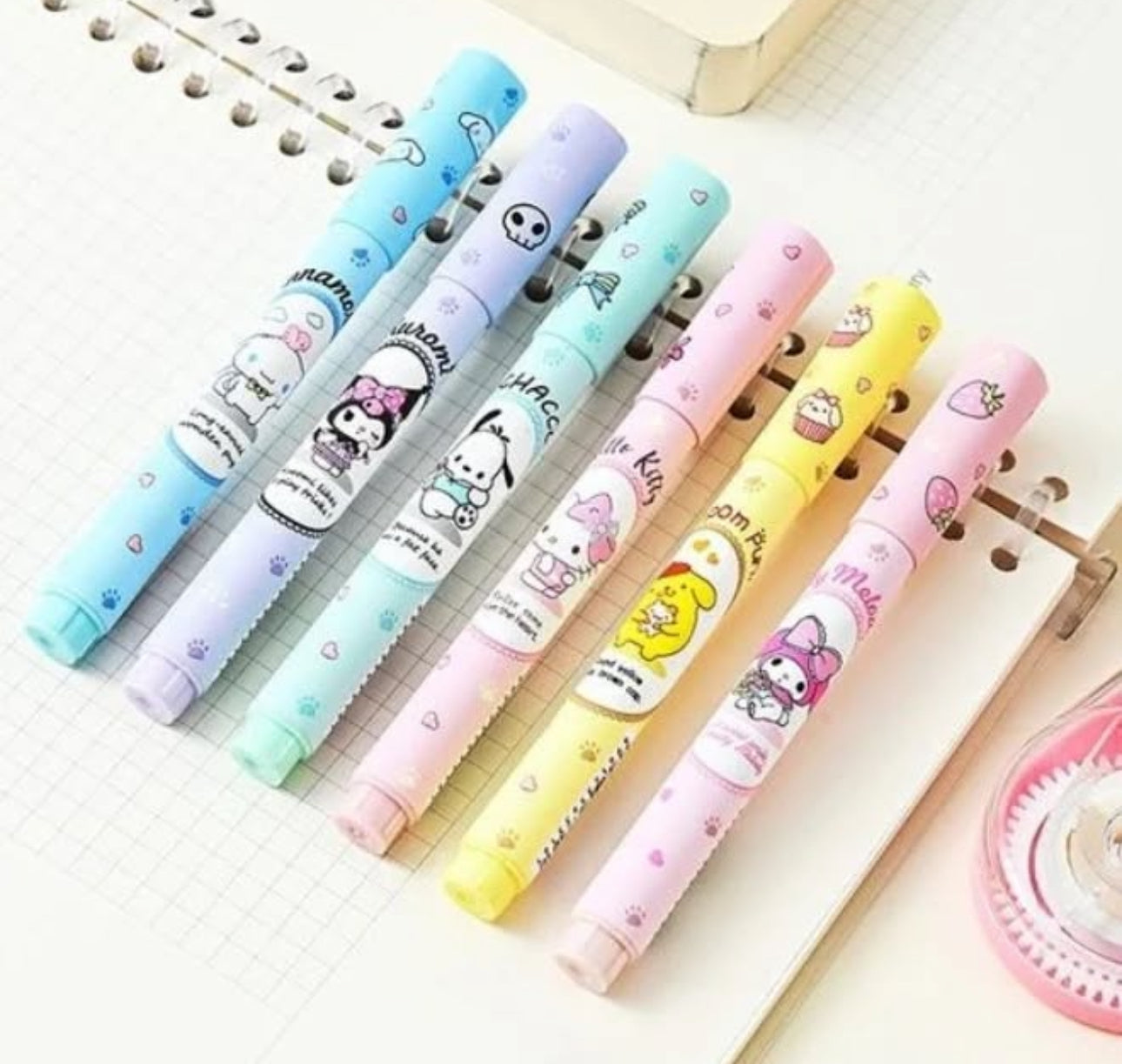 Lápices Fluorescentes Sanrio