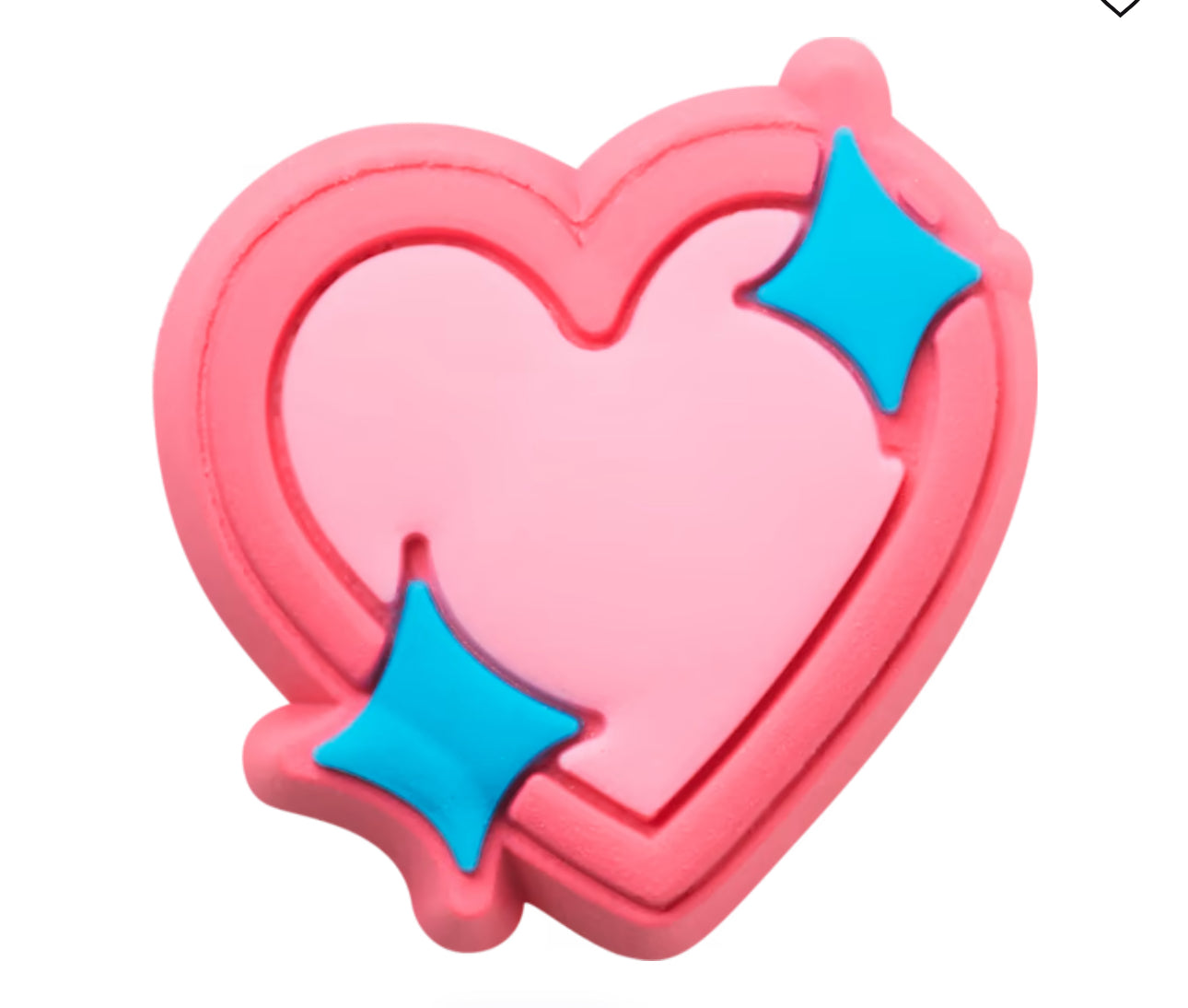 Jibbitz para crocs de corazón