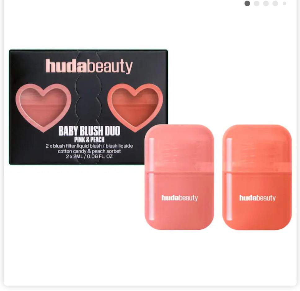 Huda Beauty Mini Baby Blush Duo Set