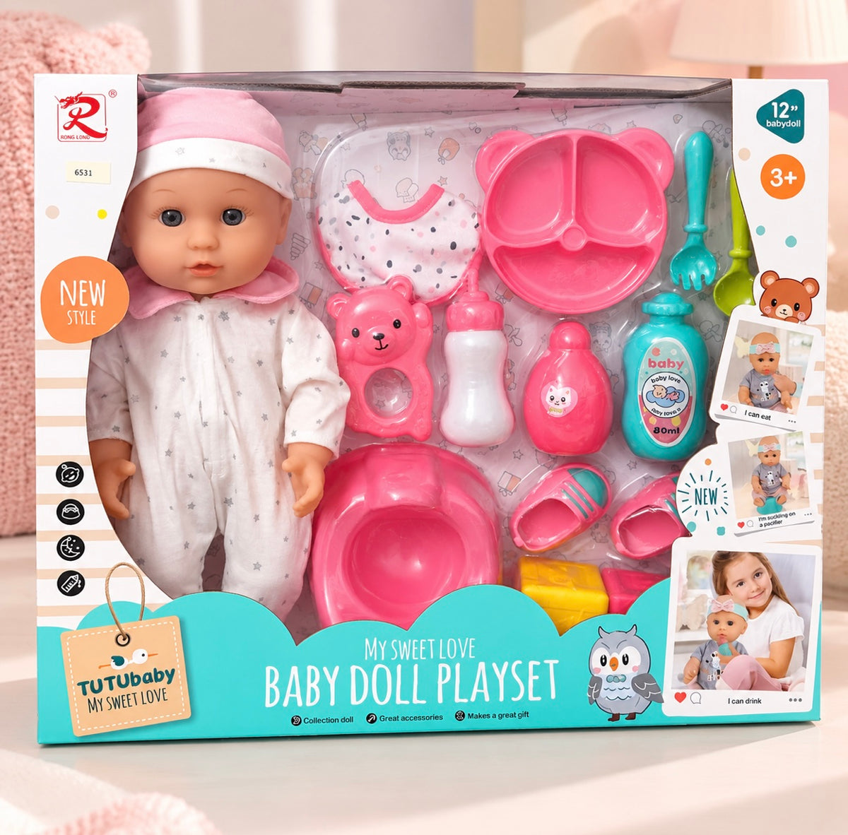 Bebe TutuBaby My Sweet Love con Accesorios