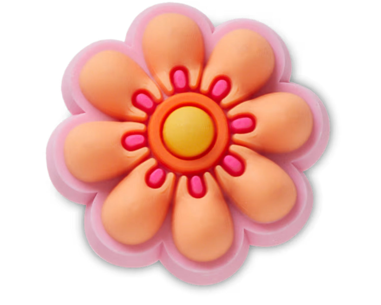 Jibbitz para crocs flor naranja