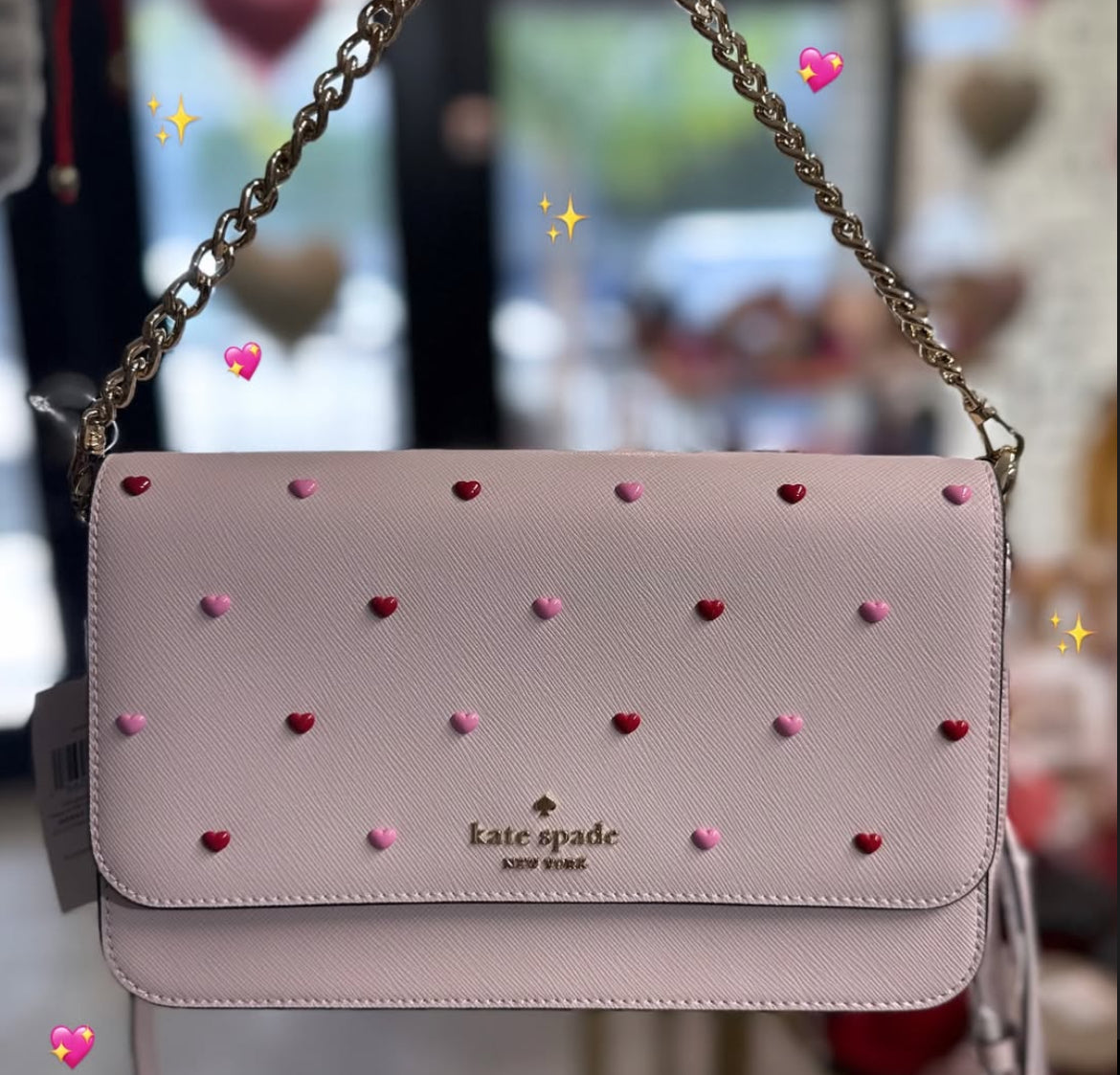 Kate Spade Hearts Crossbody🎀