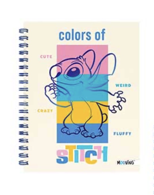 Libreta de Stitch Tamaño 1/2 Oficio