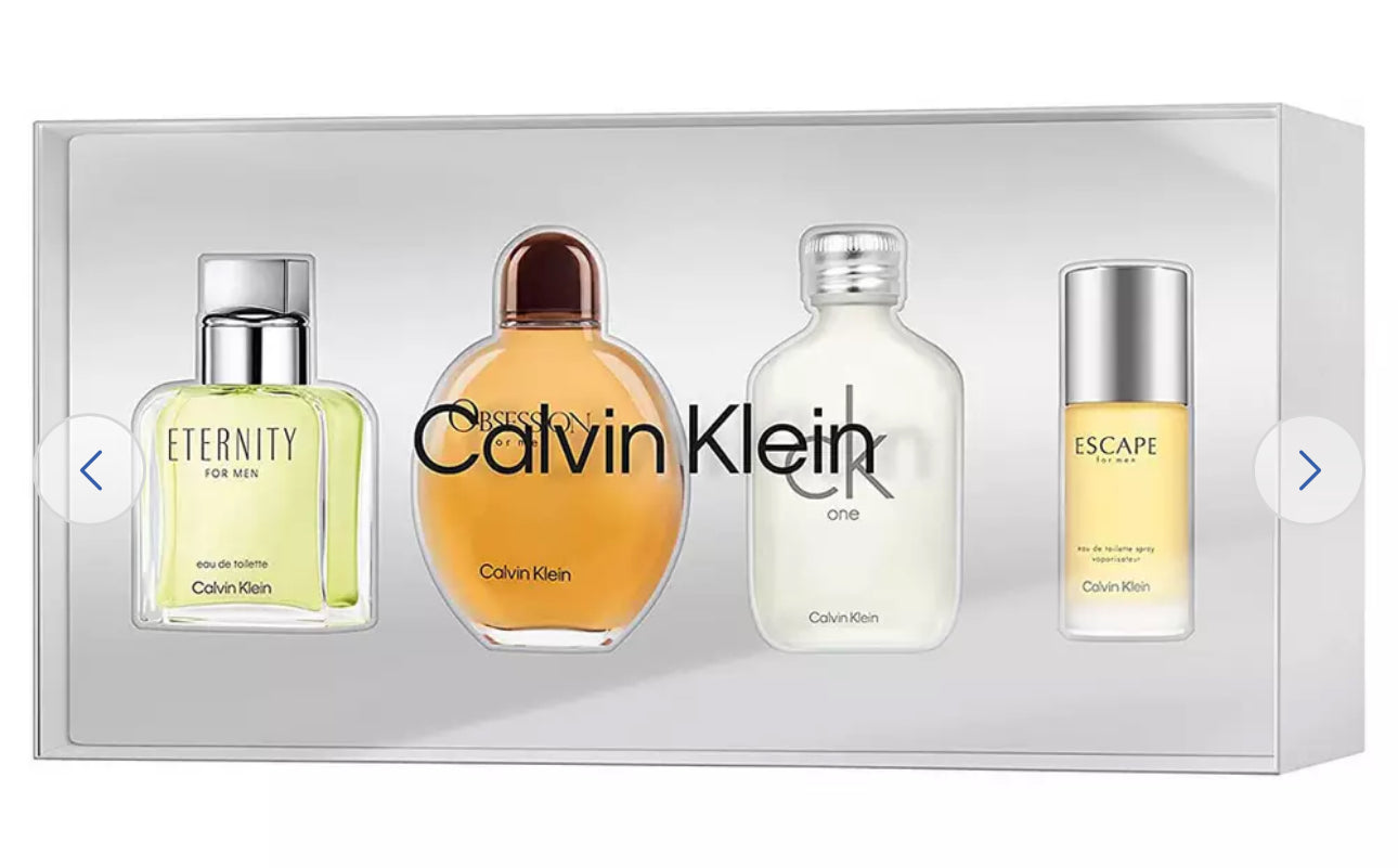 Calvin Klein For Men's Mini Eau de Toilette Gift Set